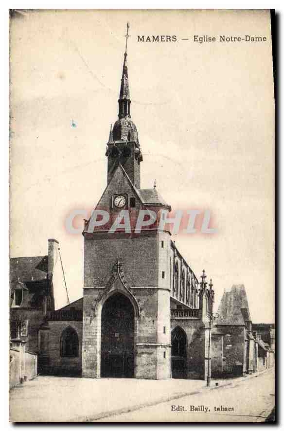 CPA Mamers Eglise Notre Dame 
