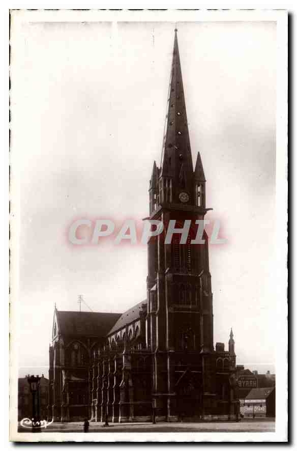 CPA Calais P de C L'Eglise Saint Pierre 