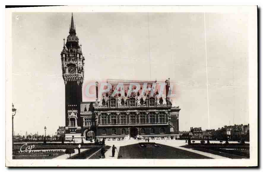 CPA Calais L'Hotel de Ville 