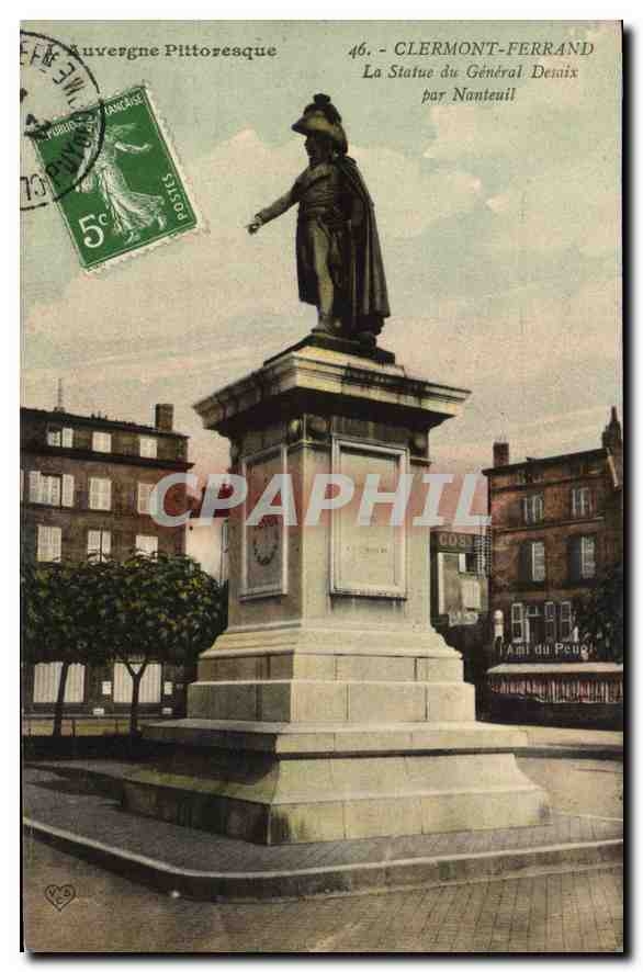 CPA Clermont Ferrand Le Statue du General Desmix par Nanteuil 
