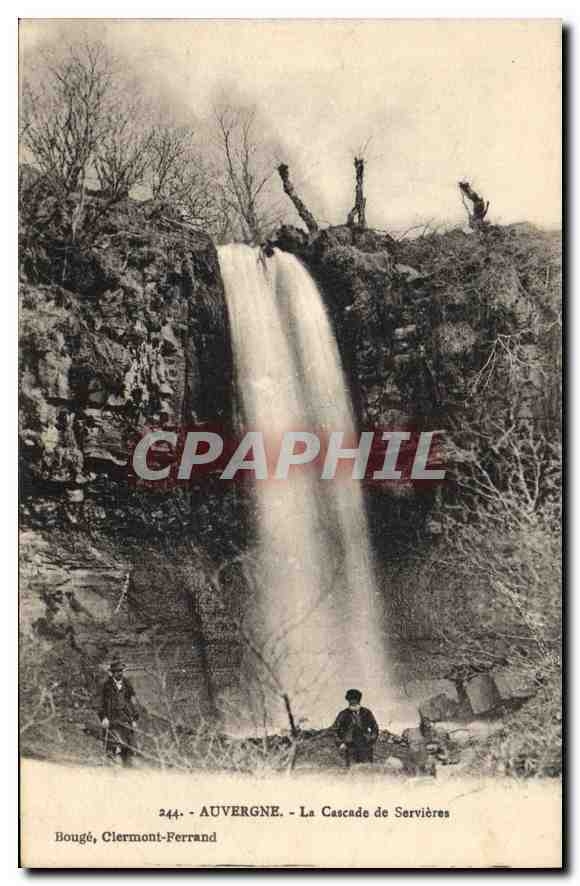CPA Auvergne La Cascade de Servieres 
