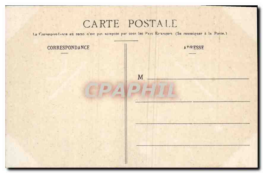 CPA Angers Place du Ralliement Le Theatre  — Verso