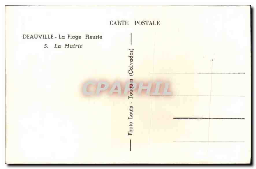 Deauville - La Mairie — La Plage Fleurie — Photo Louis (Calvados) — Reverso