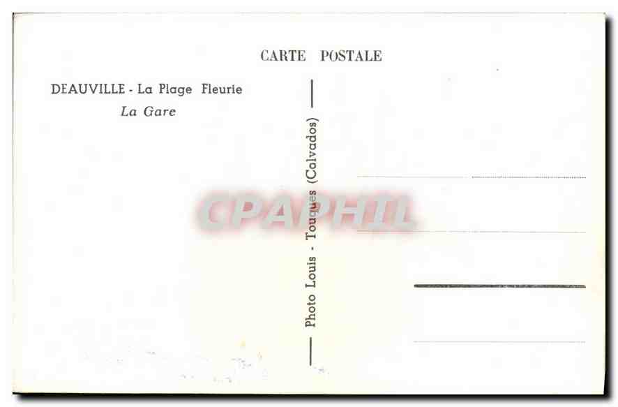 Deauville - La Plage Fleurie — La Gare — Photo Louis (Calvados) — Reverso