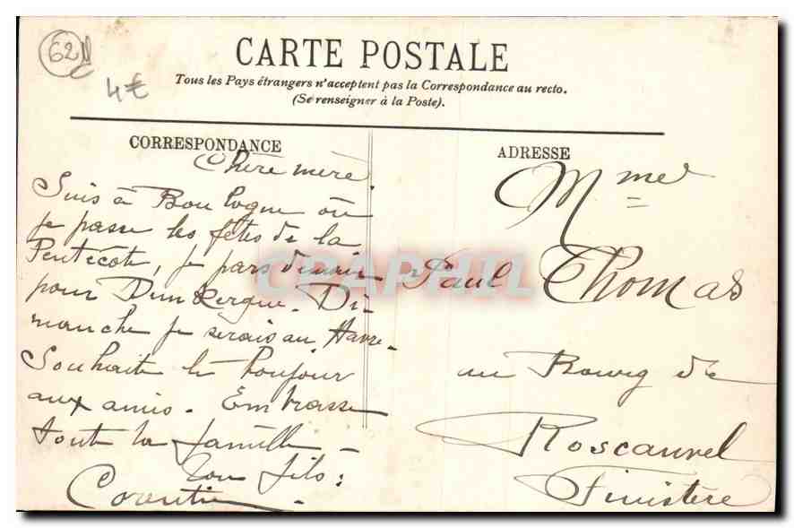 Boulogne-sur-Mer — Kirche Notre-Dame — LL. n°14 — Rückseite