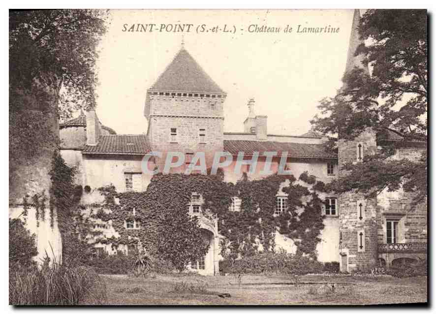 CPA Saint Pon S et L Chatea de Lamartine 