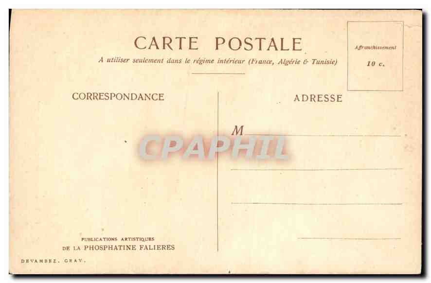 CPA Aimez et defendez votre patrie La morale de Pierrot Geffroy — Verso