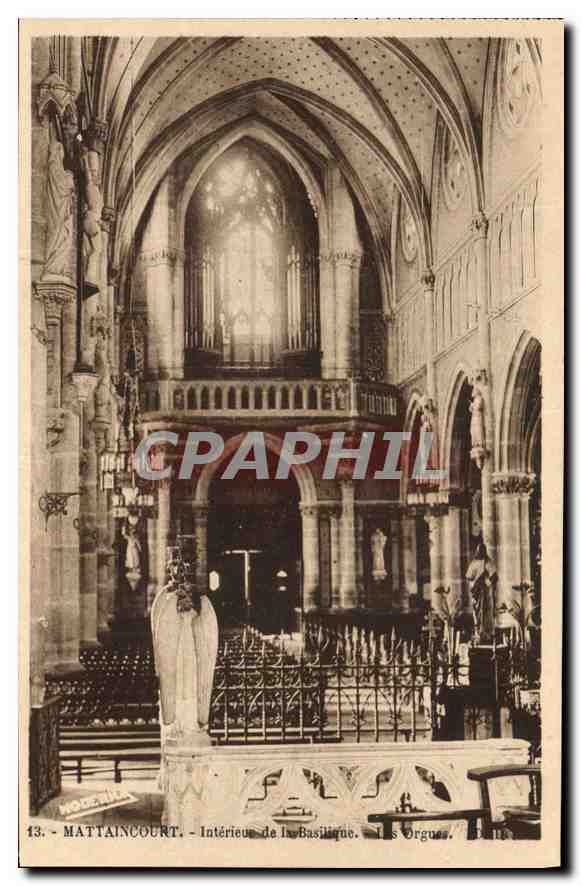 MATTAINCOURT - Intérieur de la Basilique - Les Orgues