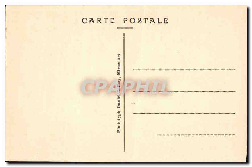 CPA Mattaincourt La Basilique Le Maitre Autel  — Verso