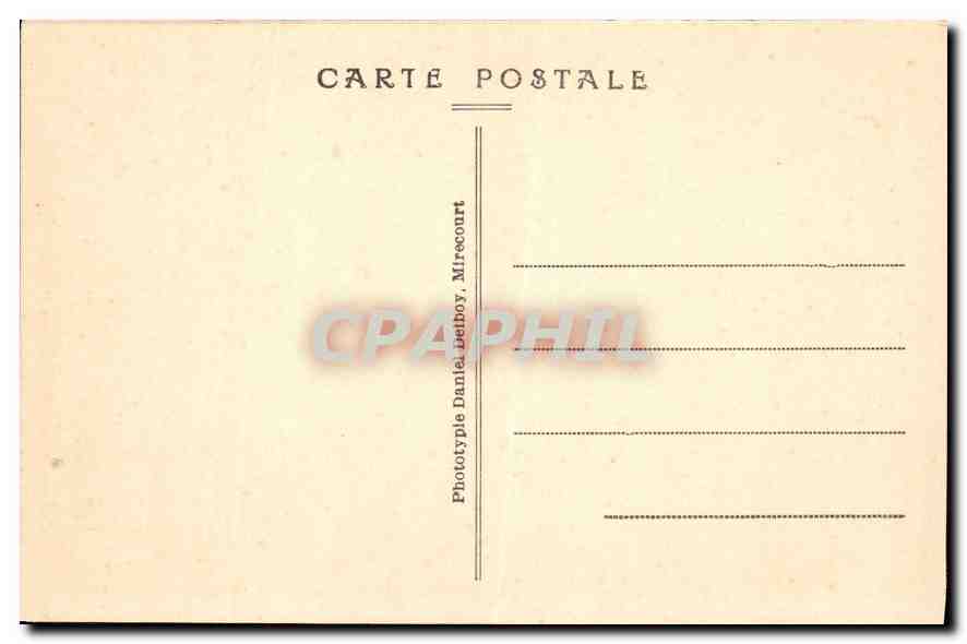 CPA Mattaincourt La Chapelle Ronde  — Verso