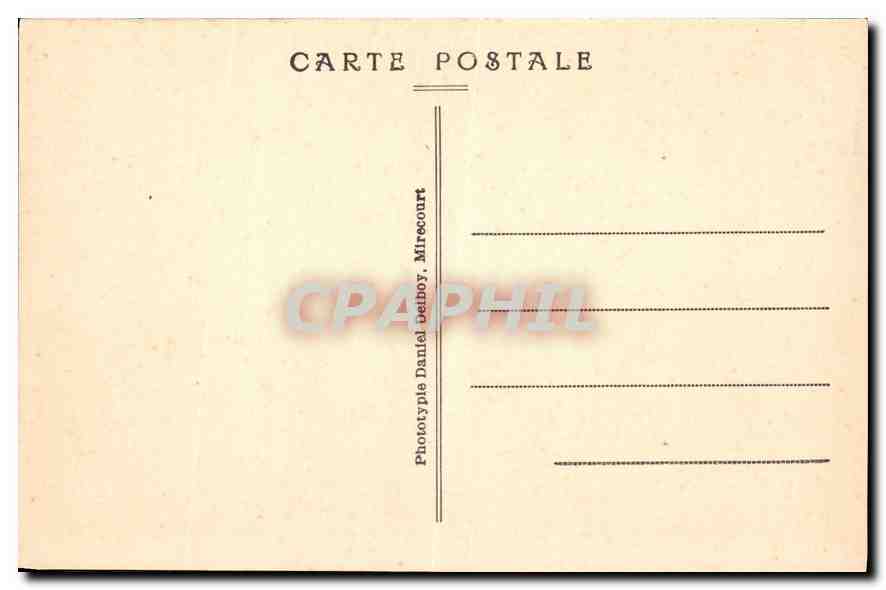CPA Mattaincourt La Basilique L'Abside et le presbytere de St Pierre Fourier  — Verso