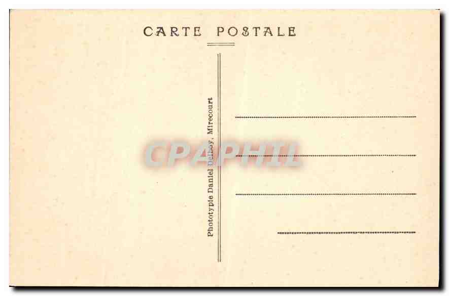 CPA Mattaincourt La Basilique et le Presbytere de St Pierre Fouriere vu du l'Ile  — Verso