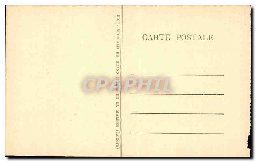 CPA L'Aven Armand dans la Foret Vierge  — Rückseite