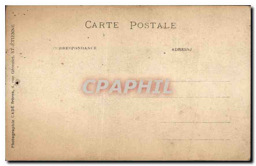 CARTE PHOTO Femme et jeune homme — Rückseite