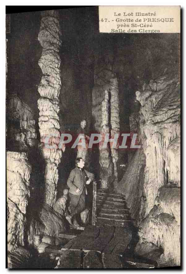 Grotte de PRESQUE près St-Céré — Salle des Cierges — Le Lot illustré n°47