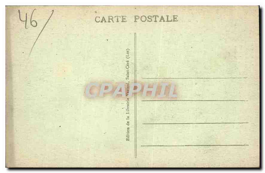 Grotte de PRESQUE près St-Céré — Salle des Cierges — Le Lot illustré n°47 — Verso