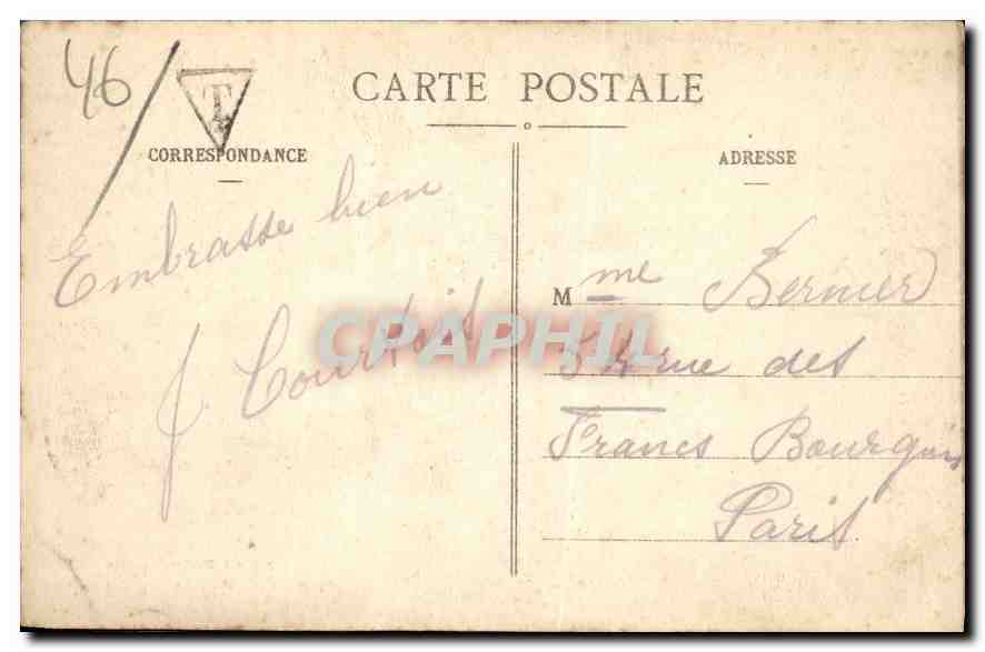 CPA Lacave Les Trois Parques  — Verso