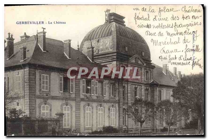 Gerbéviller - Le Château — Château féodal d'une des plus anciennes familles françaises, Duc de Montmorency, Maréchal de France