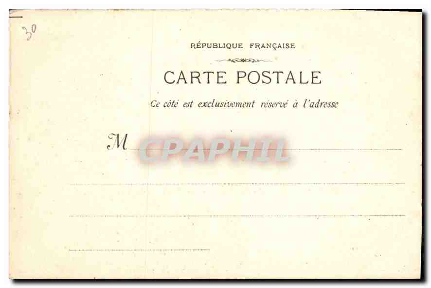 CPA Villeneuve les Avignon Vue Generale  — Verso