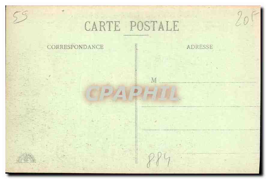 The Battle of Verdun — Ruins of the Thiaumont Fortification — Éditions de la Société Anonyme des Cartes Postales — Back