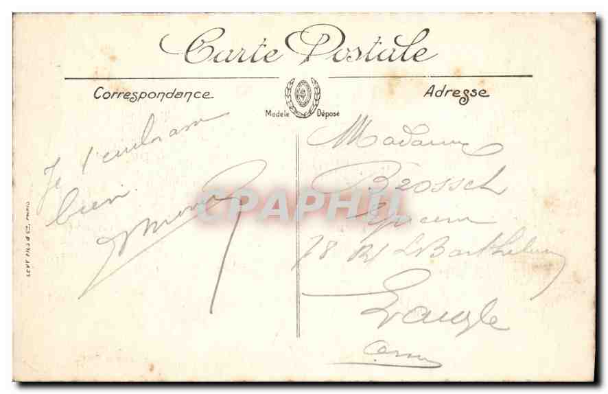 CPA Bar le Duc Vue generale de la Ville Haute  — Rückseite