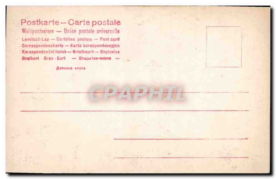 CPA St Sebastien  — Rückseite