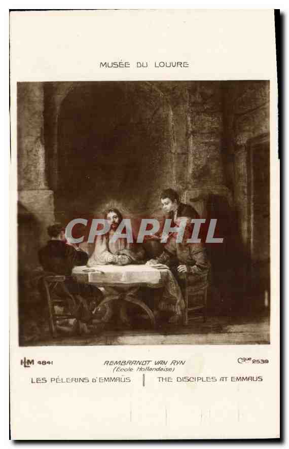 CPA Musee du Louvre Rembrandt Van Ryn Ecole Hollandaise 