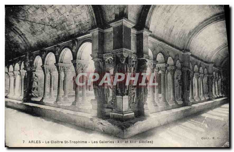 Arles - Le Cloître Saint-Trophime - Les Galeries (XIe et XIIIe siècles) — Coll. E.C.