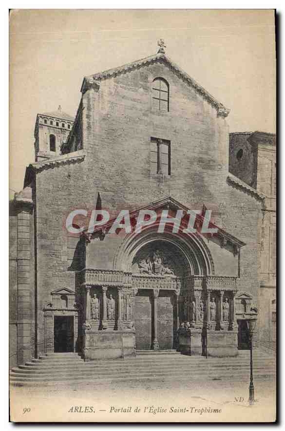 Arles — Portail de l'Église Saint-Trophime — ND (Avec n° de série 90)