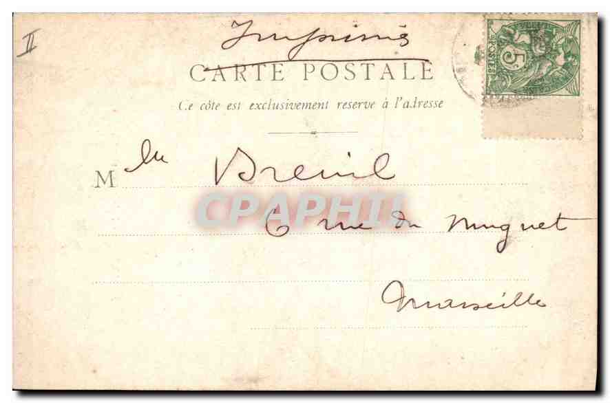 Arles - Palais Constantin — Verleger B. F. Chalon-Sadne, Nr. 49 — Rückseite