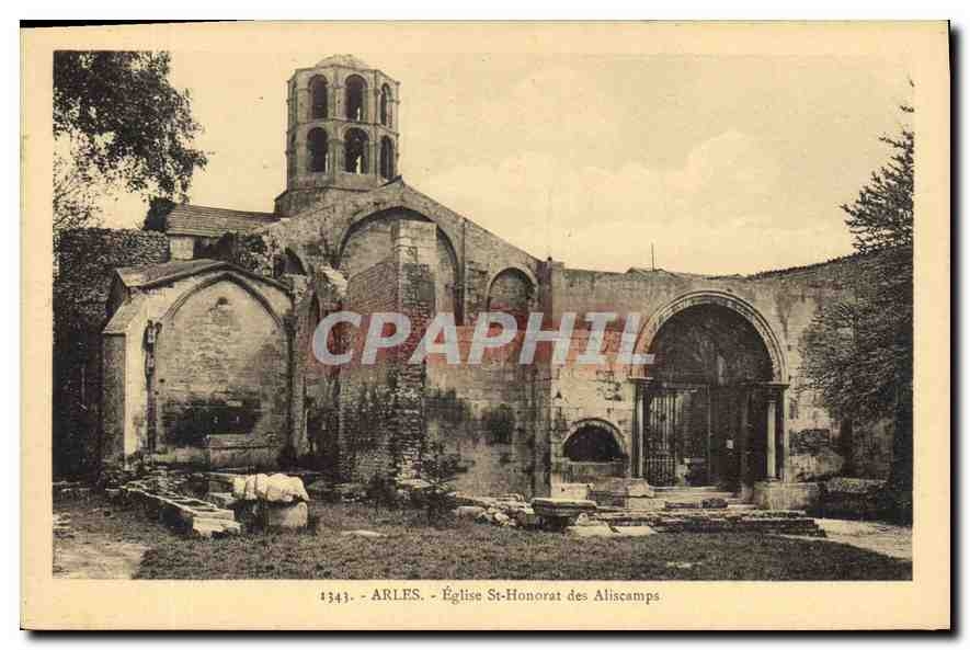 Arles - Église Saint-Honorat des Aliscamps — Édition 'La Cigogne', Marseille
