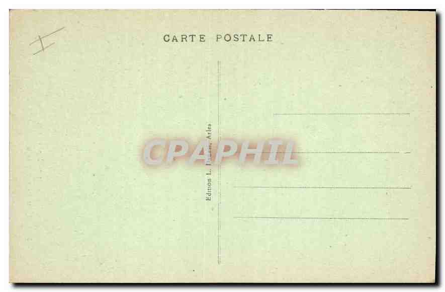 Détail du Portail de l'Église St-Trophime — Arles — Édition L. Masson — Verso