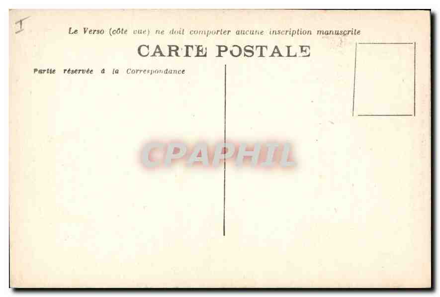 CPA Arles Eglise St Trophime Detail du Portail La fuite en Egypte Les Elus  — Verso