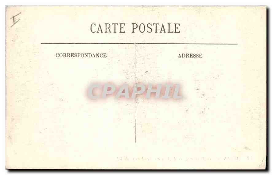 CPA Arles Les Alyscamps L'Allee des Tombeaux  — Rückseite
