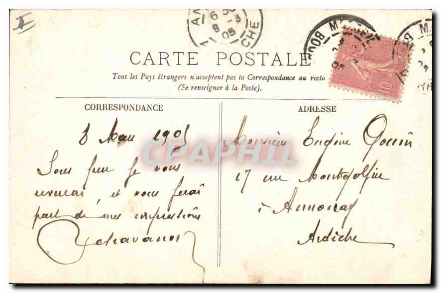Arles — Arlésienne au Couvent de Saint-Trophime — LL. n°99 — Rückseite