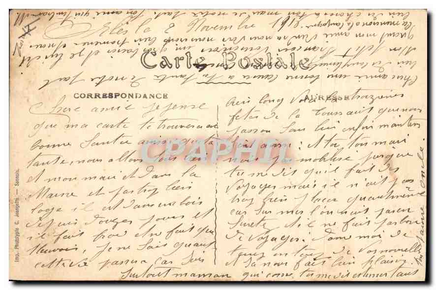 CPA Arles Les Aliscamps Les Tombeaux des Consuls  — Rückseite