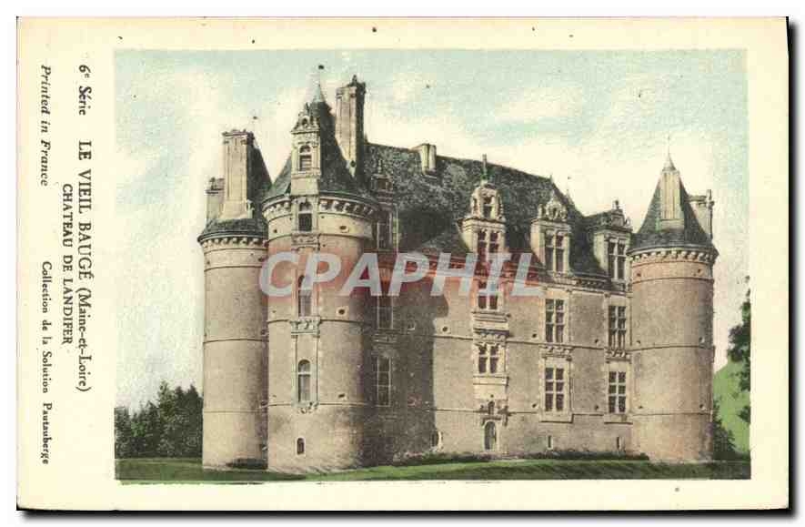 CPA Le Vieil Bauge Maine et Loire Chateau de Landifer 