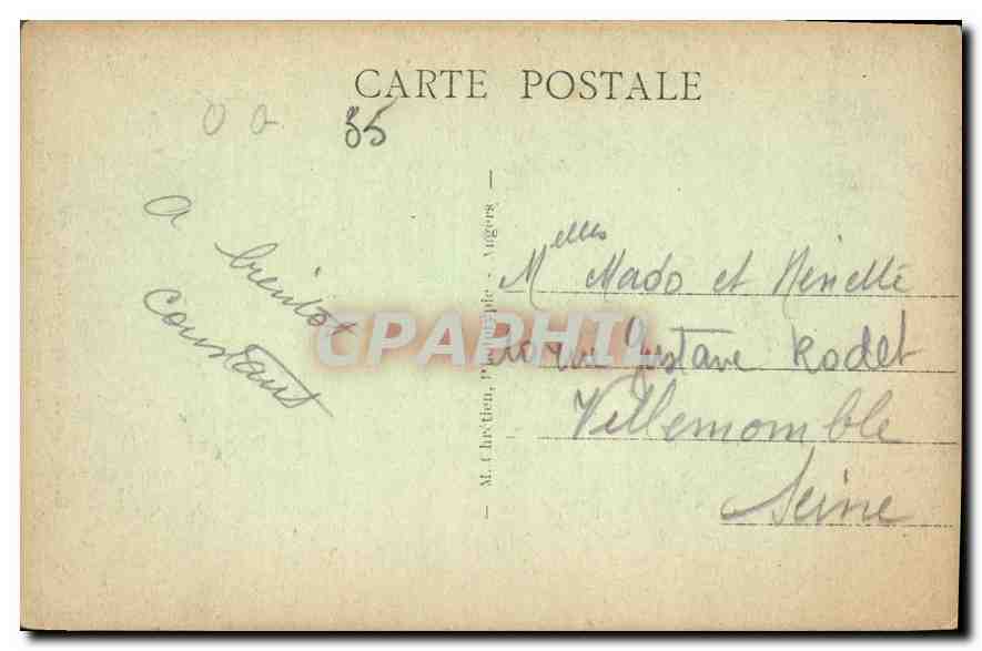 CPA Le Puy Notre Dame M et L Les Stalles du Choeur de l'Eglise  — Back