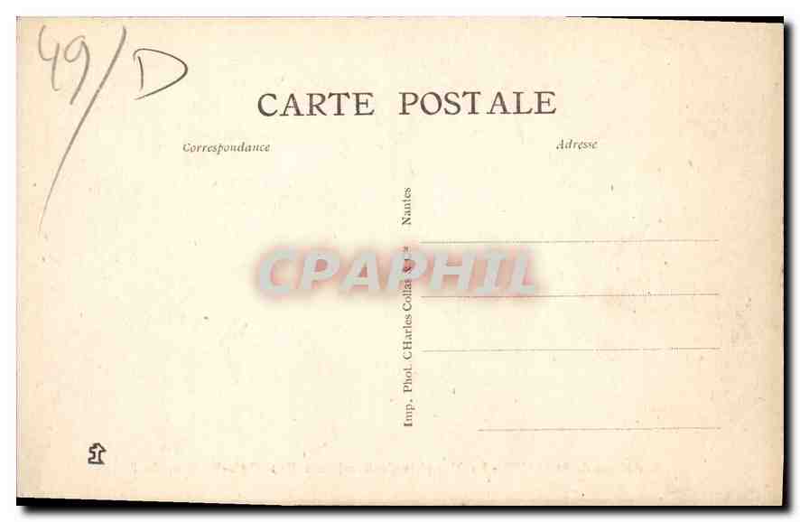 CPA Abbaye de St Maur Le Nymphee fontaine de la Villa Gallo Romaine de Florus  — Verso