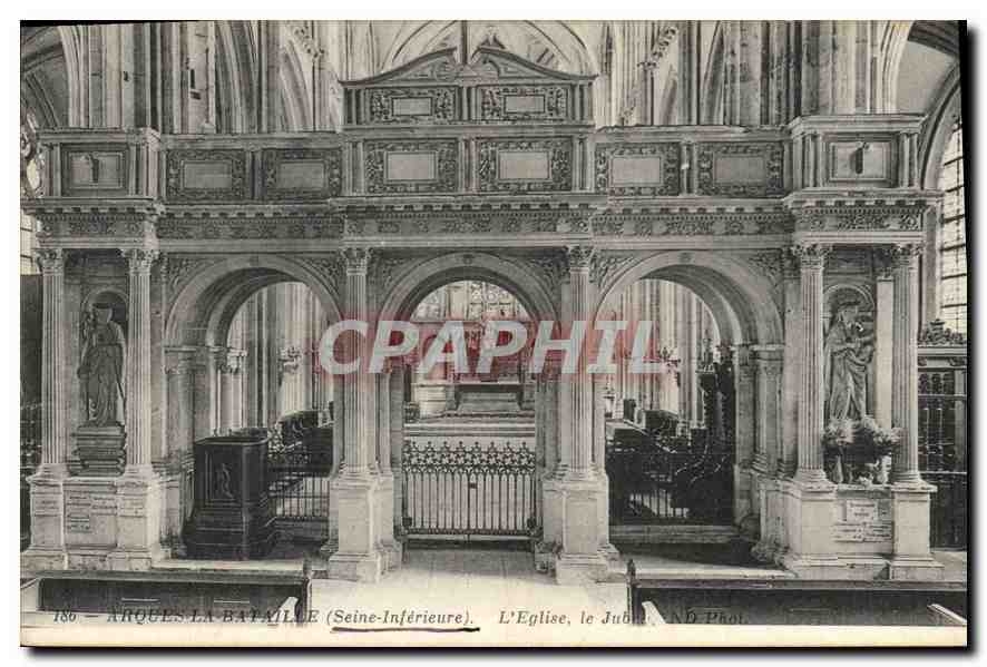 CPA Arques la Bataille Seine Inferieure L'Eglise 