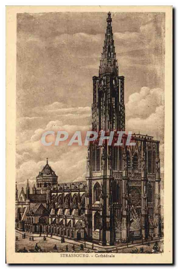 CPA Strasbourg Cathedrale 