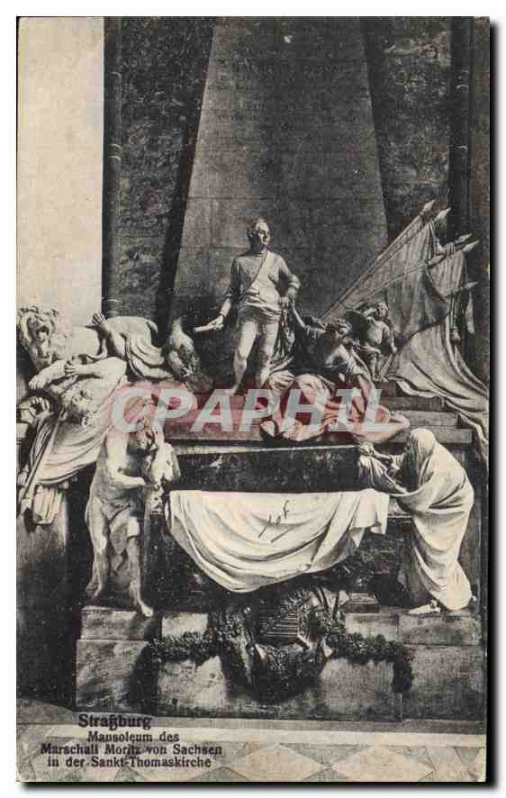 CPA Strasburg Mansoleum des Marschall Morit von Sachsen 
