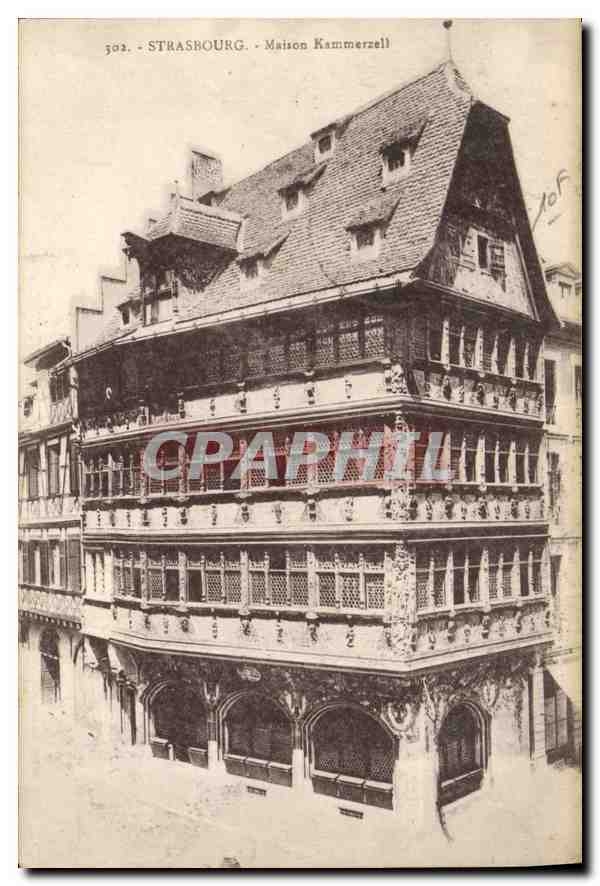CPA Strasbourg Maison Kammerzell 