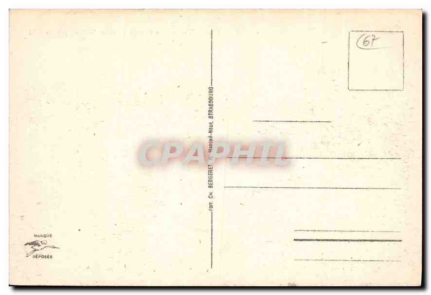CPA Strasbourg Pont du Chemin de fer sur le Rhin pres de Kehl  — Rückseite