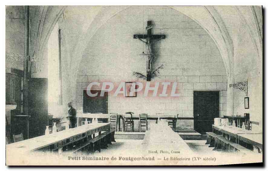 Petit Séminaire de Fontgombaud — Le Réfectoire (XVe siècle) — Niand, Photo, Cosne
