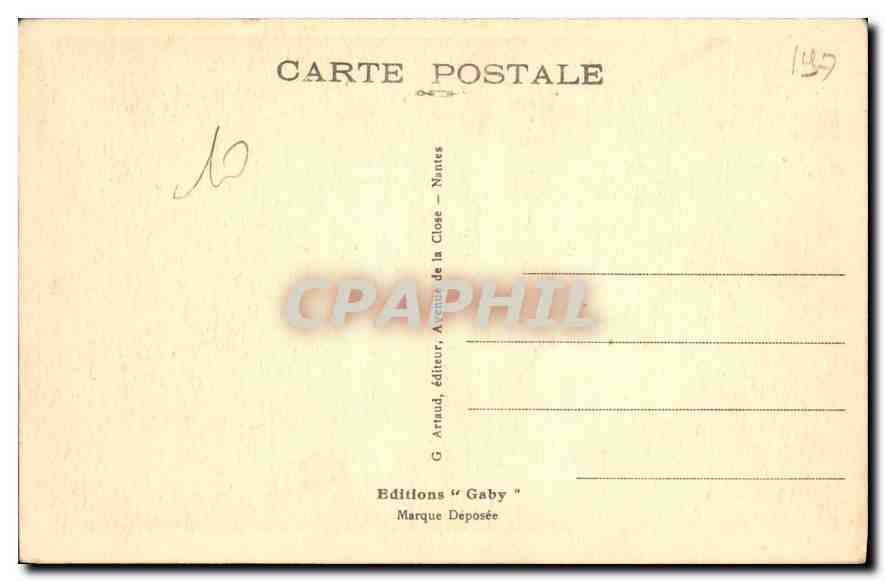 CPA Lire M et L La Tour du Chateau de Joachim du Bellay au bas l'etang  — Verso