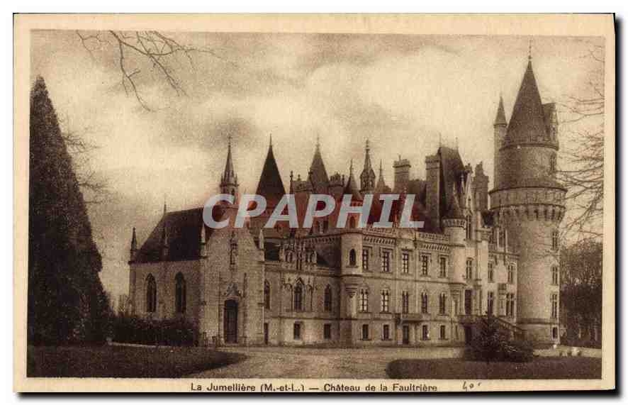 CPA La Jumelliere M et L Chateau de la Faultiere 