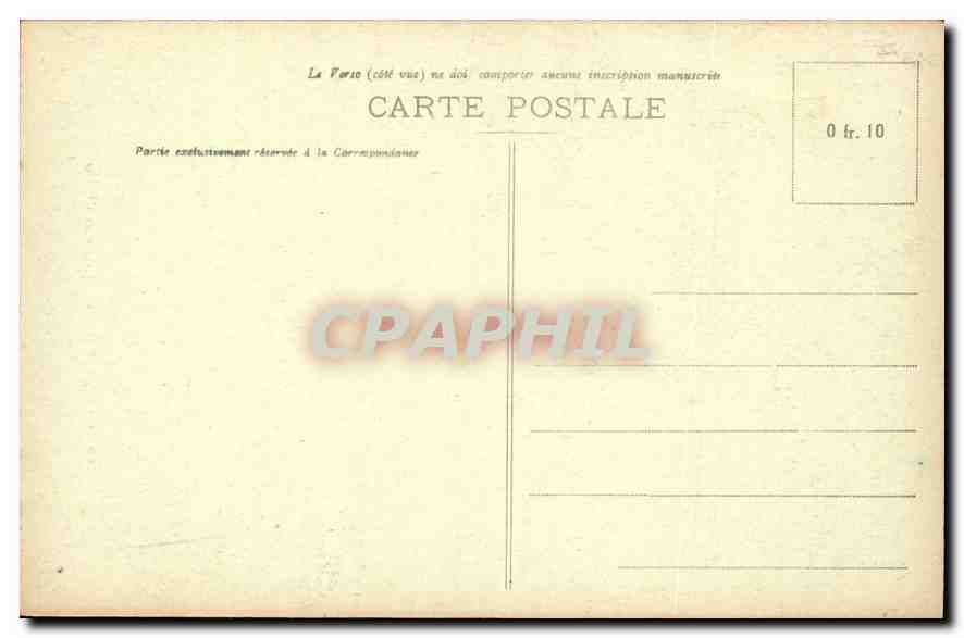 CPA Le Puy Notre Dame Entree de l'Eglise  — Verso