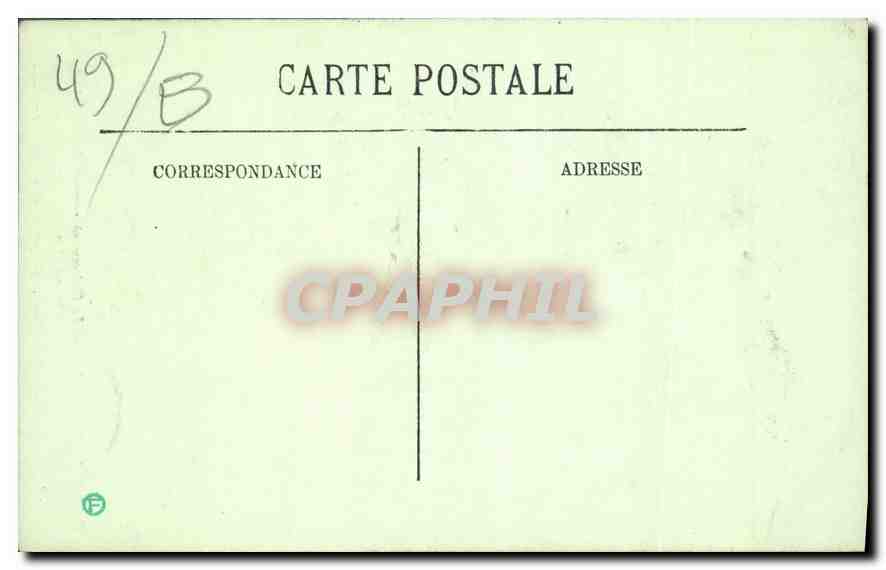 CPA Souzay M et L Le Chateau ou mouent le 20 Aout 1482  — Verso