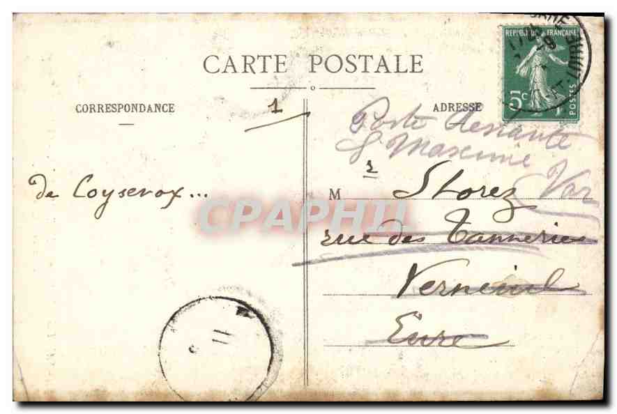 CPA Saint Georges sur Loire M et L Chateau de Serrant Le Tombeau  — Rückseite